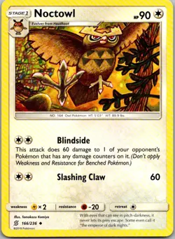 Noctowl Uncommon SM - Unified Minds 166/236 NM - Image 1