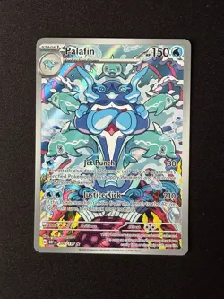 Pokemon TCG Palafin 200/197 Scarlet Violet Obsidian Flames Illustration Rare NM - Image 4