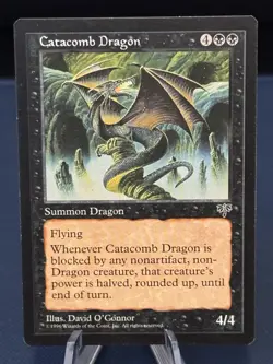 MTG - Magic The Gathering - Catacomb Dragon - Mirage - LP/EX! - Image 1