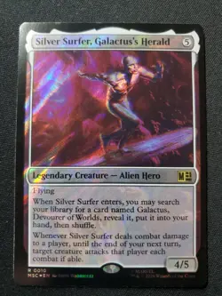 Silver Surfer, Galactus's Herald (Surge Foil) Commander: Marvel Super Heroes - Image 1