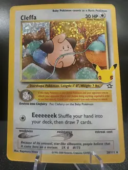 Cleffa 20/111 Celebrations: Classic Collection Pokemon Holo Near Mint - Image 1