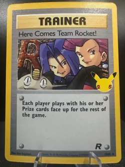 Here Comes Team Rocket! 15/82 Celebrations: Classic Collection Pokemon Holo NM - Image 1