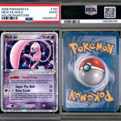 🔥 PSA 2 GOOD MEW EX HOLO RARE | EX HOLON PHANTOMS 100/110 🔥 - Image 1