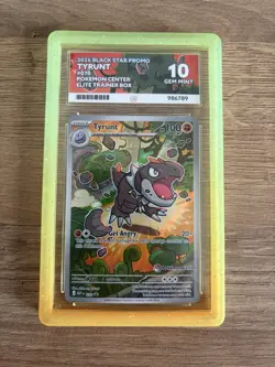 Pokemon TCG Tyrunt 070 Pokemon Center Stamped Promo ACE 10 - Image 1