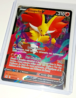 Carte Pokemon Goupelin-V FR NEUVE LOR 027/196 FA V EB11 Origine Perdue - Image 1