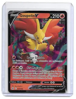 Carte Pokemon Goupelin-V FR NEUVE LOR 027/196 FA V EB11 Origine Perdue - Image 2