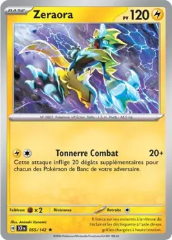 Carte Pokemon Zeraora 055/142 EV07 Couronne Stellaire Rare FR - Image 1