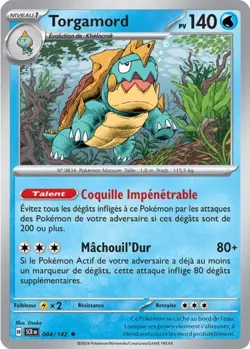 Carte Pokemon Torgamord 044/142 EV07 Couronne Stellaire Rare FR - Image 1