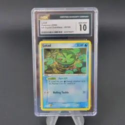 Lotad Ex Crystal Guardians 55/100 Pokemon Card 2006 CGC Gem mint 10 - Image 1