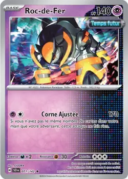 Carte Pokemon Roc-de-Fer 071/142 EV07 Couronne Stellaire Rare FR - Image 1