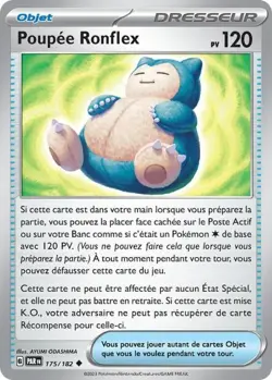 Carte Pokemon Poupee Ronflex 175/182 EV04 Faille Paradoxe Peu Commune FR - Image 1