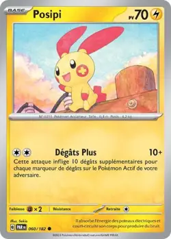 Carte Pokemon Posipi 060/182 EV04 Faille Paradoxe Commune FR - Image 1