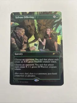 Sylvan Offering (Rainbow Foil) - Secret Lair Drop Series MTG Plus Bonus Rare!!! - Image 1