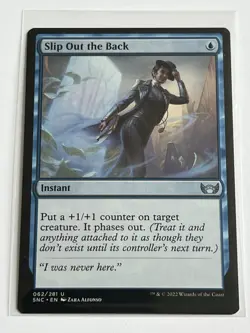 Slip Out the Back 62 MTG Streets of New Capenna 2022 Mint - 9.0 + Non Foil - Image 2