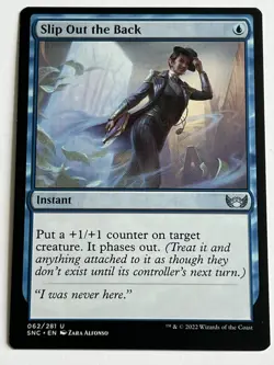 Slip Out the Back 62 MTG Streets of New Capenna 2022 Mint - 9.0 + Non Foil - Image 4