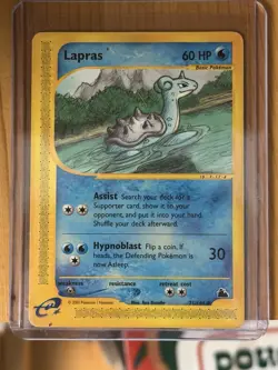 Pokemon Lapras 71/144 Skyridge Common Regular Basic 60 HP English 2003 TCG - Image 1