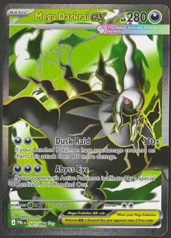 Pokemon TCG Mega Darkrai ex - ME05: Pitch Black 101/084 Ultra Rare NM - Image 1