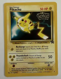 Pikachu Movie Promo 04/53 Wotc Promo 50 HP Regular Ken Sugimori English - Image 1