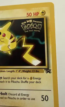 Pikachu Movie Promo 04/53 Wotc Promo 50 HP Regular Ken Sugimori English - Image 2