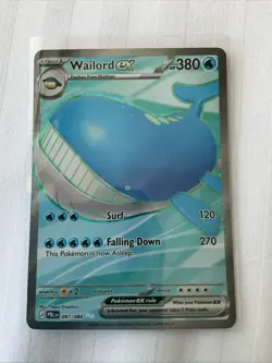 Wailord ex - 097/084 - Ultra Rare - Pitch Black - NM/M - Pokemon Card - Image 1