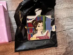 Belle from Beauty & the Beast Disney Princess Character Puzzle LE 270 Disney Pin - Image 2