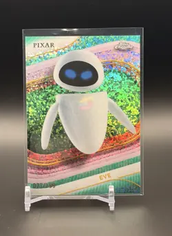2025 Topps Chrome Disney Aqua Mini Diamond Refractor /199 Eve #69 - Image 1