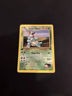 Giovanni's Nidoqueen - 23/132 - Pokemon Gym Challenge 1st Edition Rare Card NM - Image 1