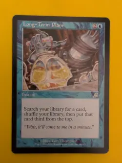 Long-Term Plans. Instant Magic the Gathering Card. Scourge - Image 2