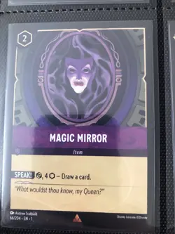 66/204 MAGIC MIRROR THE FIRST CHAPTER RARE DISNEY LORCANA CARD - Image 1