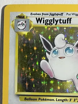 Wigglytuff 16/64 Jungle Set Rare Holo Vintage Pokemon TCG Card MP - Image 2