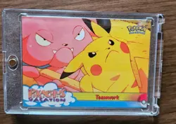 1999 Teamwork Pikachu's Vacation TOPPS Pokemon the First Movie Card #54 NM - Image 1