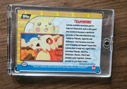 1999 Teamwork Pikachu's Vacation TOPPS Pokemon the First Movie Card #54 NM - Image 2