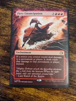Fiery Emancipation Wilds of Eldraine: Enchanting Tales Regular - Image 1