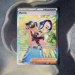 Pokemon TCG Perrin Twilight Masquerade Holo Card 220/167 Mint Condition - Image 1
