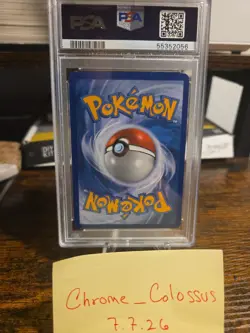 Pokemon Flying Pikachu Card Rising Rivals 113/111 Secret Rare Holo PSA 8 - Image 2