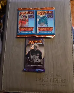 Magic The Gathering booster 3 pack Lot 1 Dark Ascension And 2 Invasion - Image 1