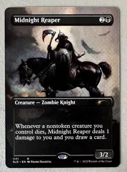 MIDNIGHT REAPER - Secret Lair - MTG Rare #1171 - Frank Frazetta - Borderless - Image 1