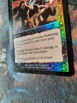 MTG Magic the Gathering - 1 x FOIL Sickening Dreams - Torment Premodern EX/NM L1 - Image 2