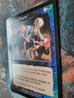MTG Magic the Gathering - 1 x FOIL Sickening Dreams - Torment Premodern EX/NM L1 - Image 3