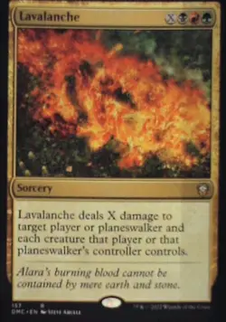 Lavalanche - Commander: Dominaria United: #157, Magic: The Gathering Nm R237 - Image 1
