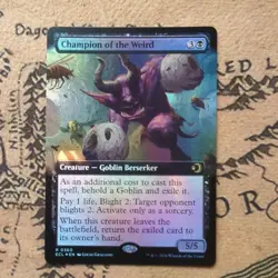 Champion of the Weird (Extended Art) - 360 - Foil - ECL - NM - MTG - Image 1