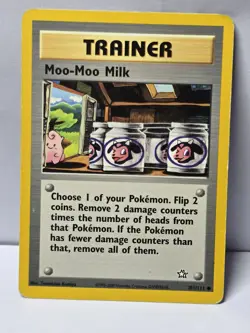 Moo-Moo Milk 101/111 Pokemon TCG Vintage Trainer Neo Genesis LP - Image 1