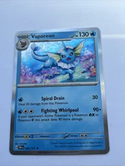Vaporeon 022/131 (Holo) Prismatic Evolutions - Pokemon [Near Mint] - Image 2