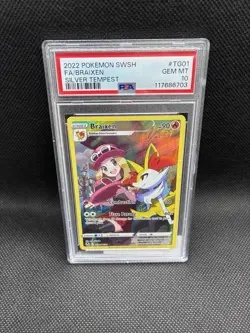 The Pokemon Company Braixen TG01/TG30 Silver Tempest Full Art Holo PSA 10 - Image 1