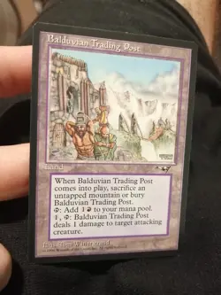MTG Balduvian Trading Post Alliances Rare Eng Excellent - Image 1