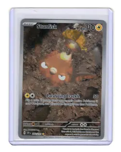 Stunfisk 202/191 Illustration Rare Surging Sparks Pokemon Holo Near Mint - Image 1
