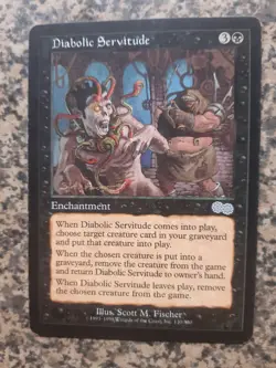 MTG - 1 x Diabolic Servitude - Urza's Saga - Image 1