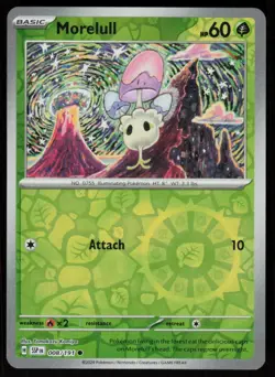 Morelull 008/191 Common Surging Sparks Pokemon Reverse Holo Near Mint - Image 1