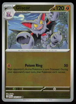 Gliscor 050/094 Uncommon Phantasmal Flames Pokemon Reverse Holo Near Mint - Image 1