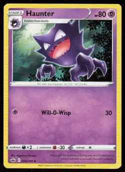 Haunter 056/198 Uncommon Chilling Reign Pokemon Near Mint - Image 1